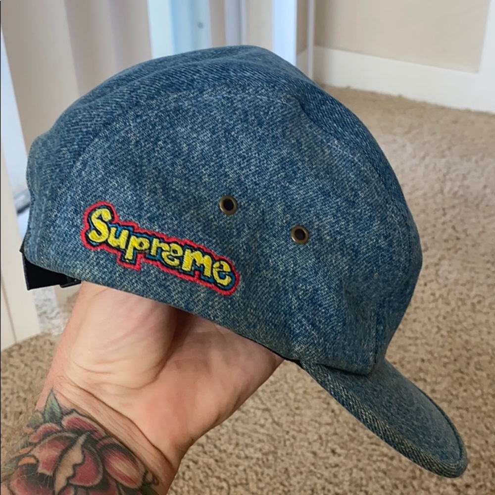 Denim supreme hat